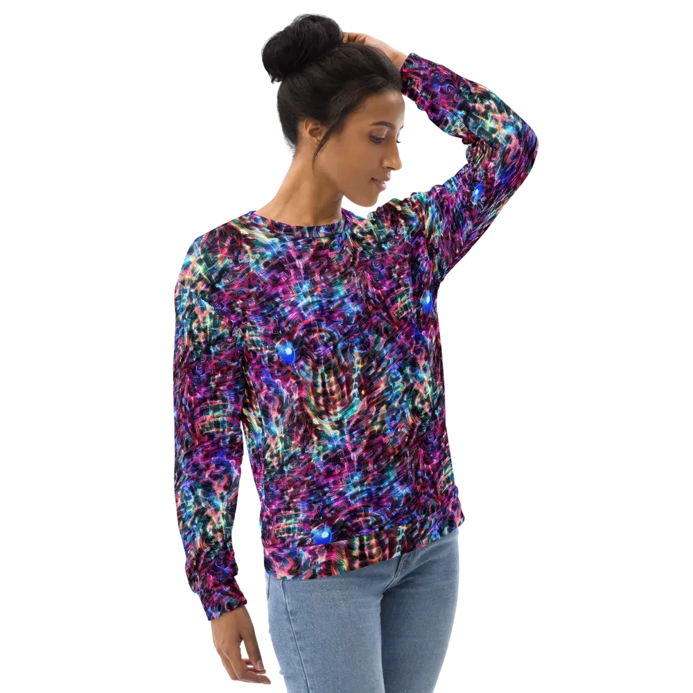 Cyberwave on Sweatshirt — Right Front