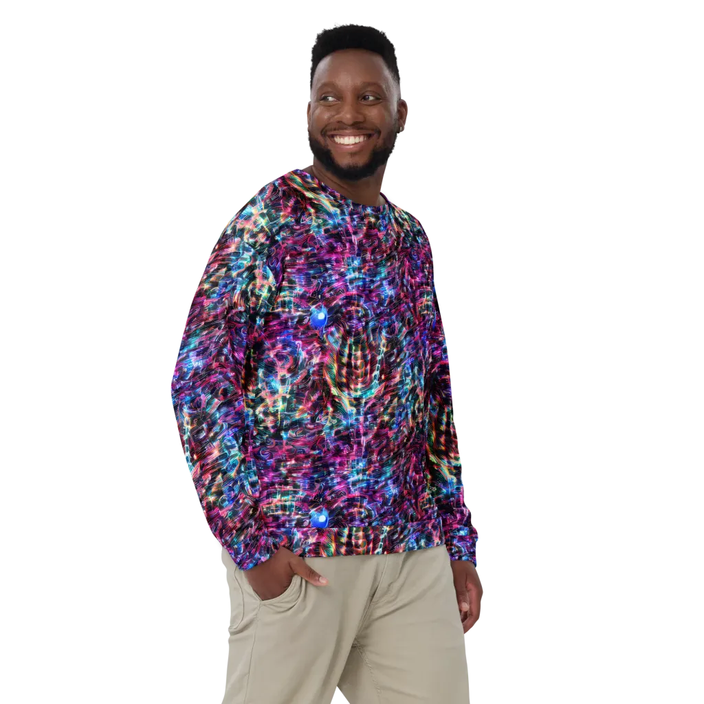 Cyberwave on Sweatshirt — Front