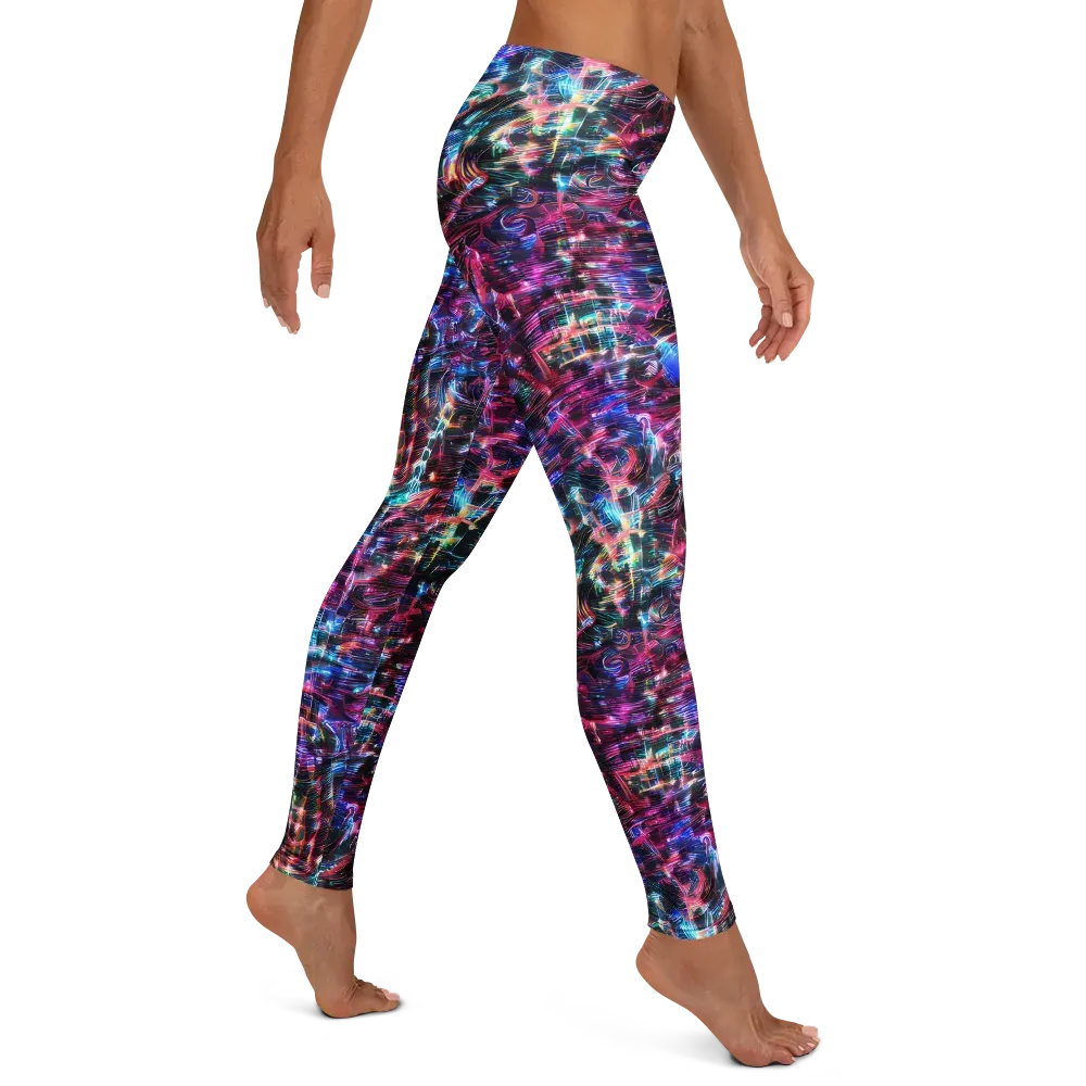 Cyberwave on Leggings — Right
