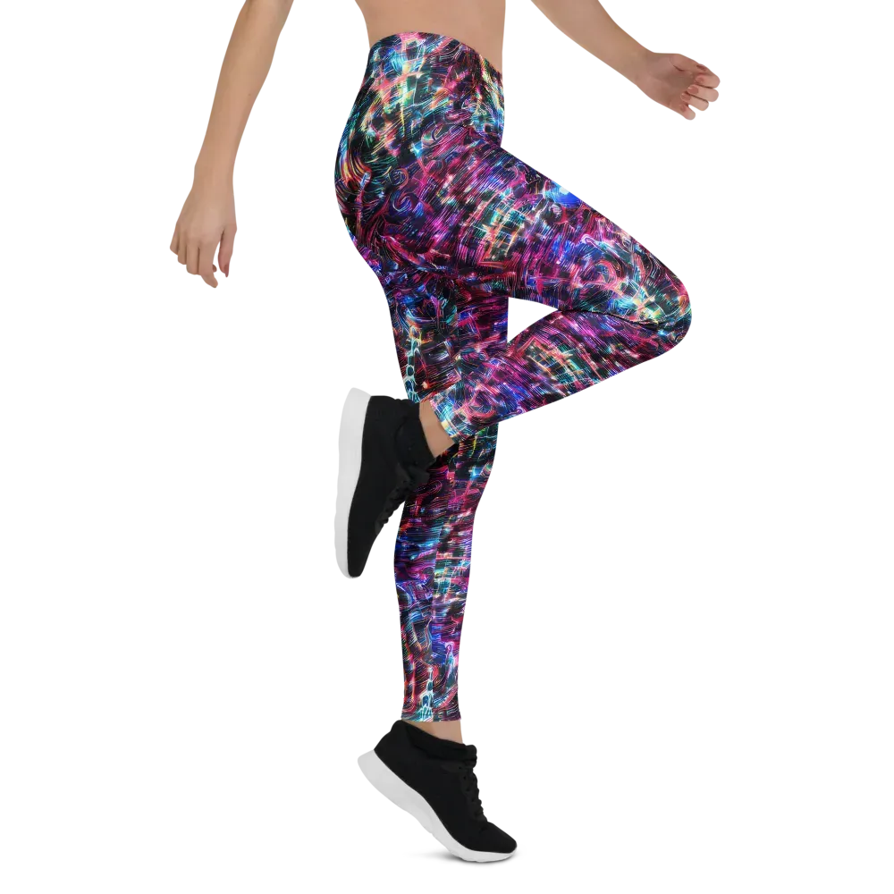 Cyberwave on Leggings — Right