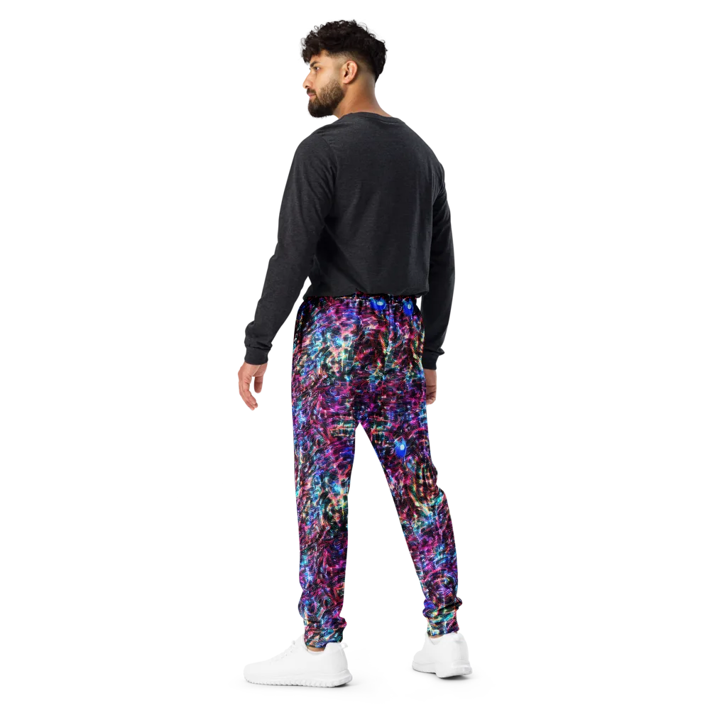 Cyberwave on Men's Joggers — Back