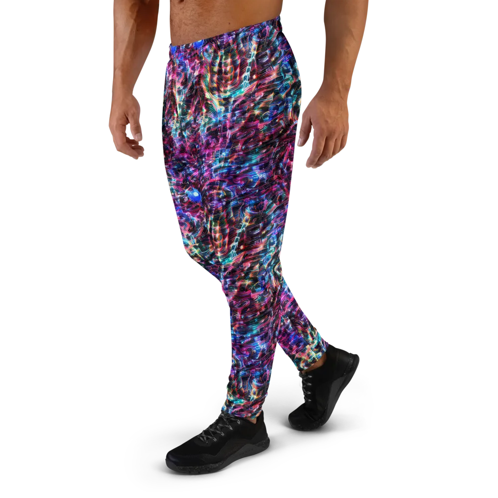 Cyberwave on Men's Joggers — Left