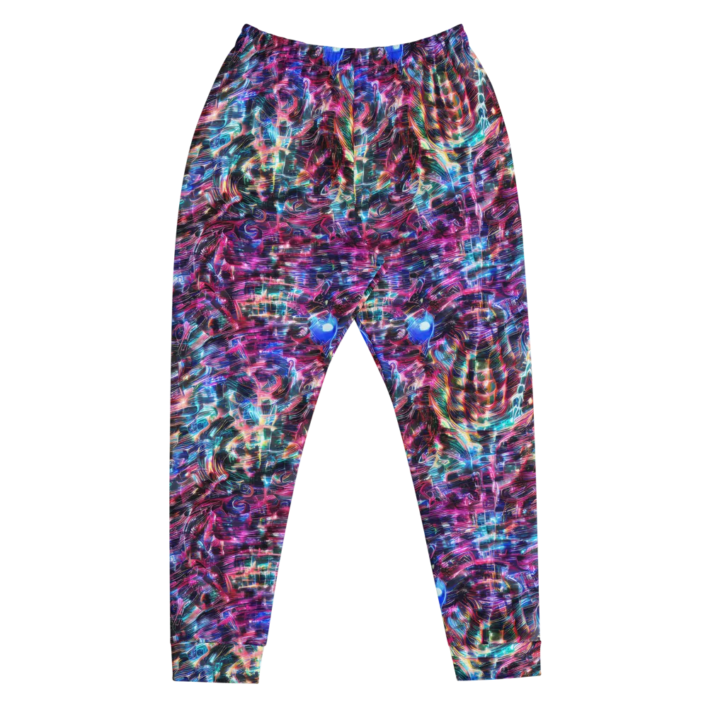 Cyberwave on Men's Joggers — Front