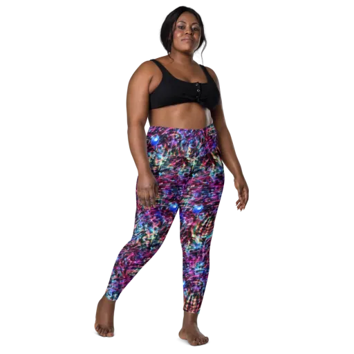 Cyberwave on a Leggings with Pockets
