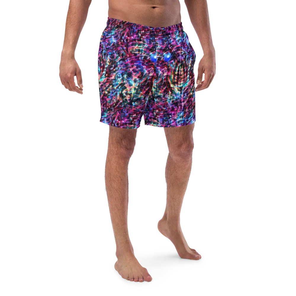 Cyberwave on Swim Trunks — Front