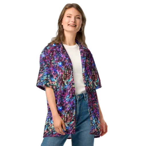 Cyberwave on a Button Shirt