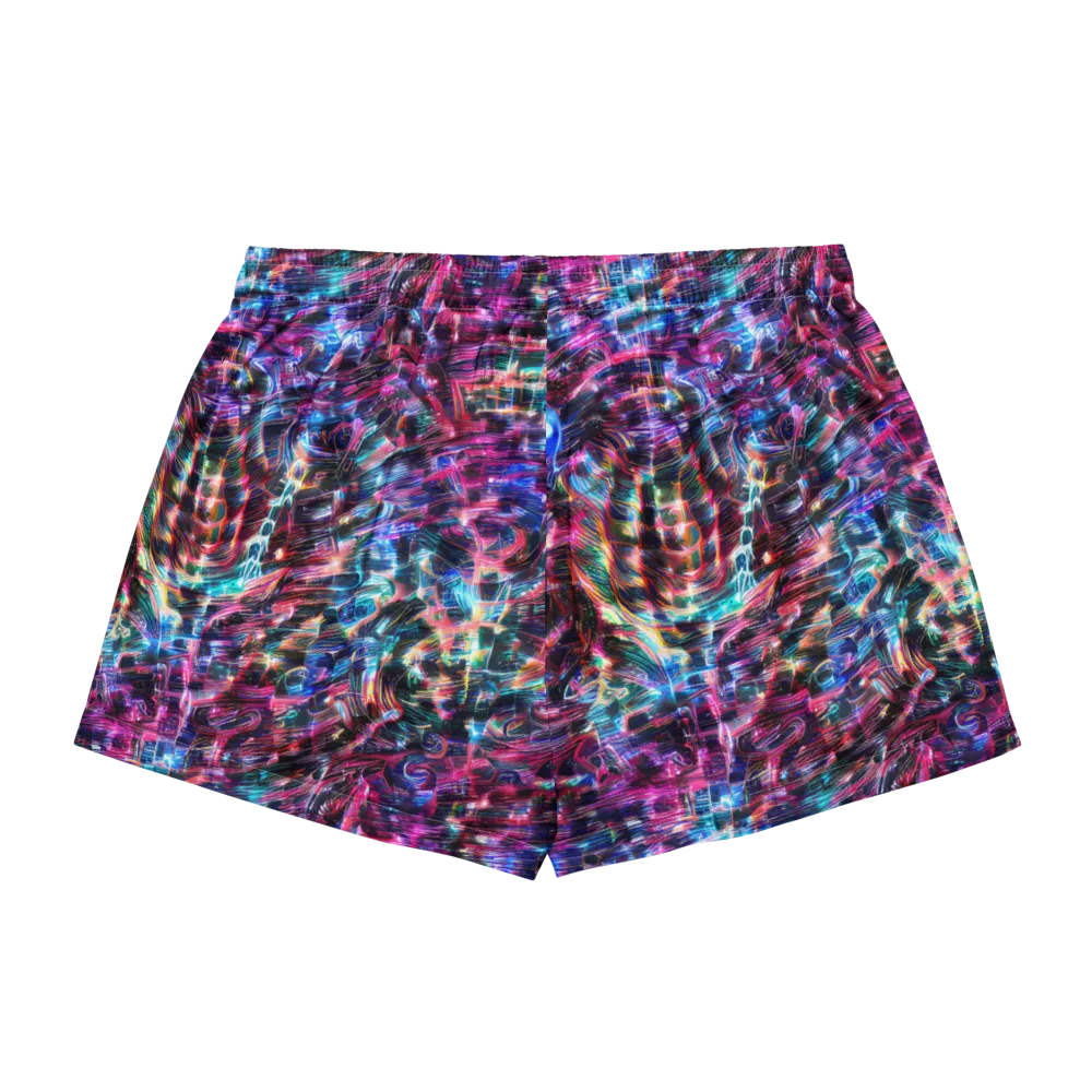 Cyberwave on Women's Pajama Shorts — Back