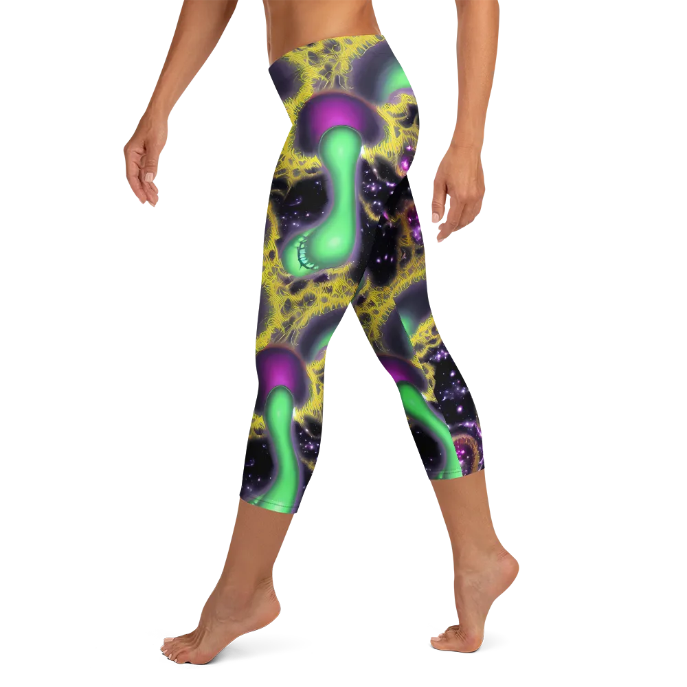 Galactic Grotto on Capri Leggings — Left