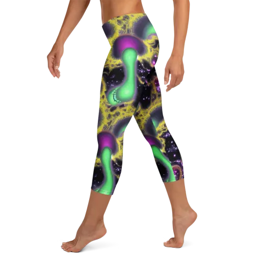 Galactic Grotto on a Capri Leggings