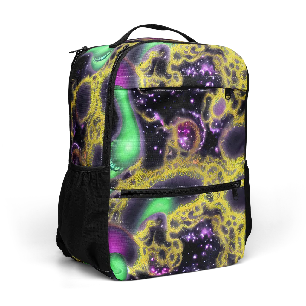 Galactic Grotto on Utility Backpack — Right Front