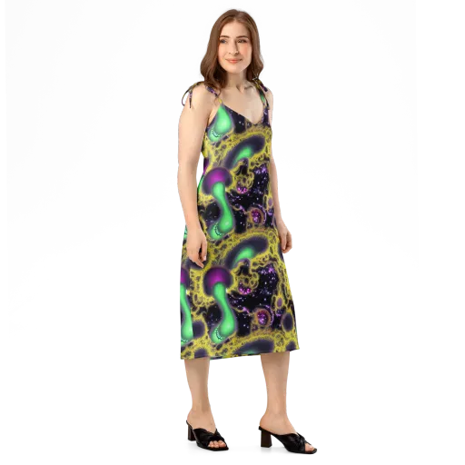Galactic Grotto on a Slip Dress