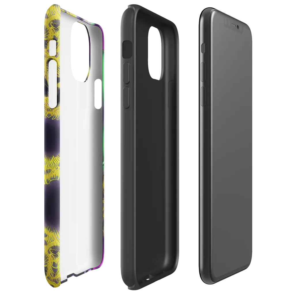 Galactic Grotto on Tough Case for iPhone® — Right