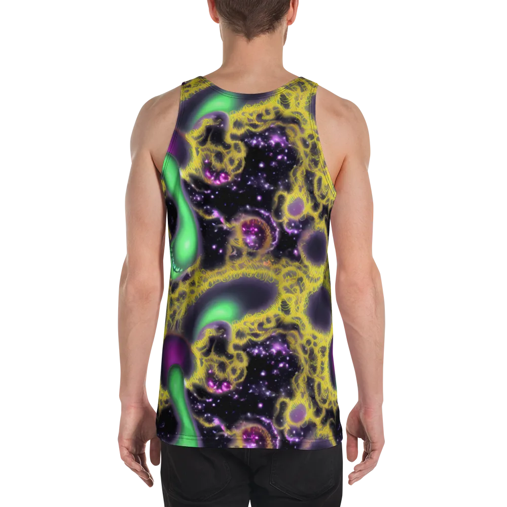 Galactic Grotto on Men's Tank Top — Back