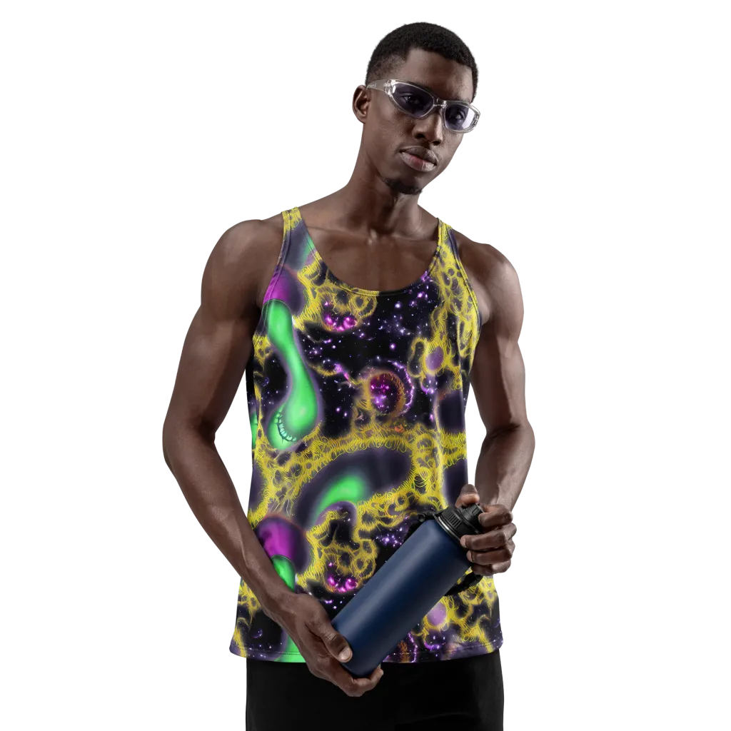 Galactic Grotto on Men's Tank Top — Front
