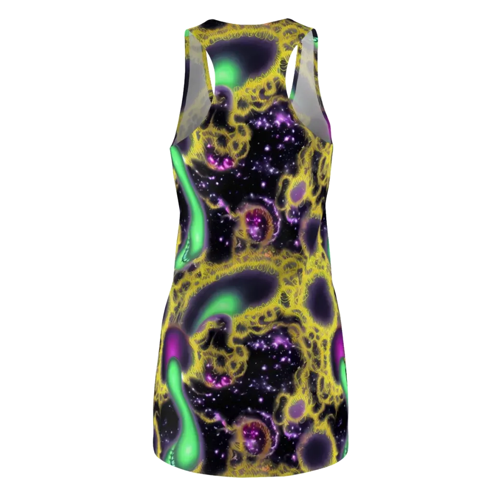 Galactic Grotto on Racerback Dress — Back