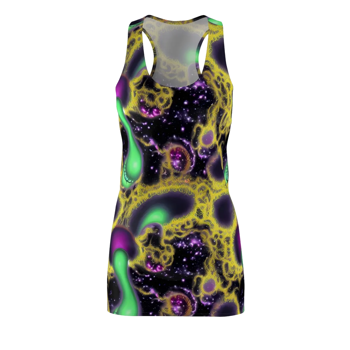 Galactic Grotto on Racerback Dress — Front