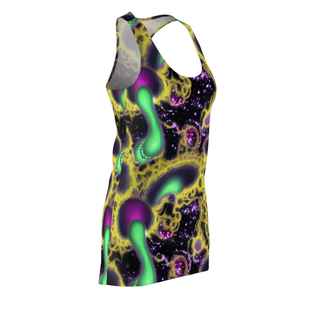 Galactic Grotto on Racerback Dress — Front Side
