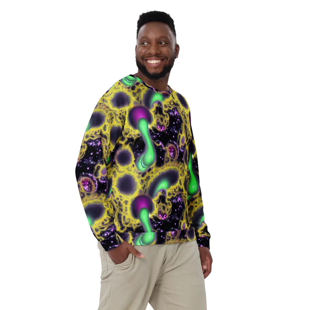 Galactic Grotto on Sweatshirt — Front
