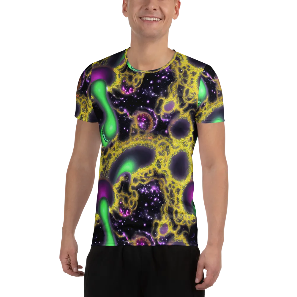 Galactic Grotto on Men's Athletic T-Shirt — Front