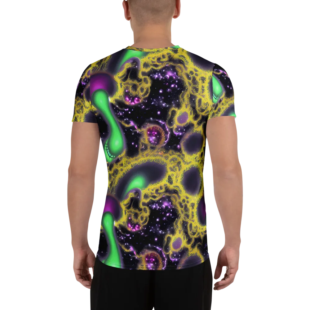 Galactic Grotto on Men's Athletic T-Shirt — Back