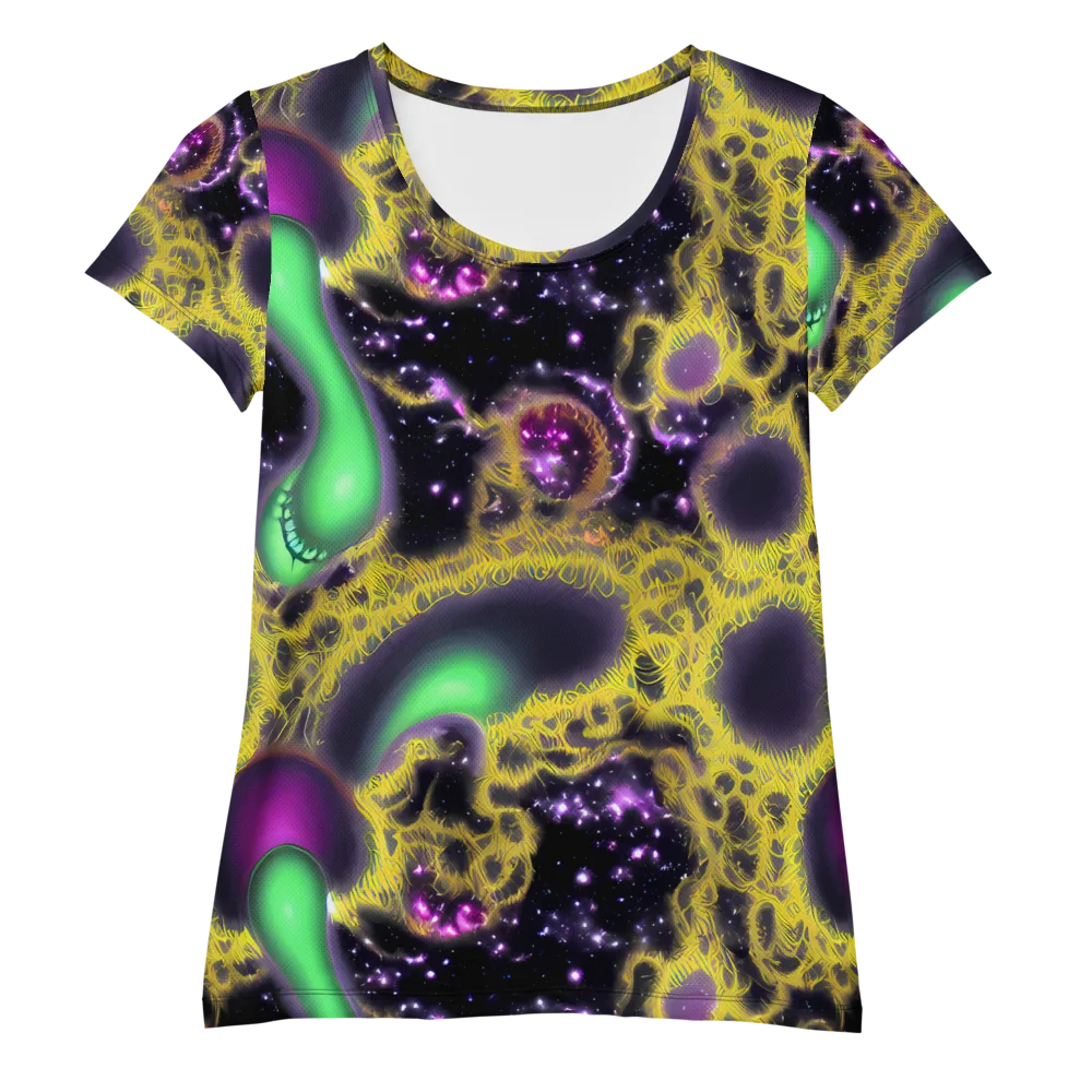 Galactic Grotto on Women's Athletic T-Shirt — Front