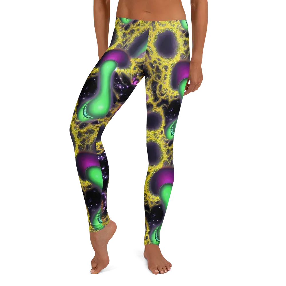 Galactic Grotto on Leggings — Front