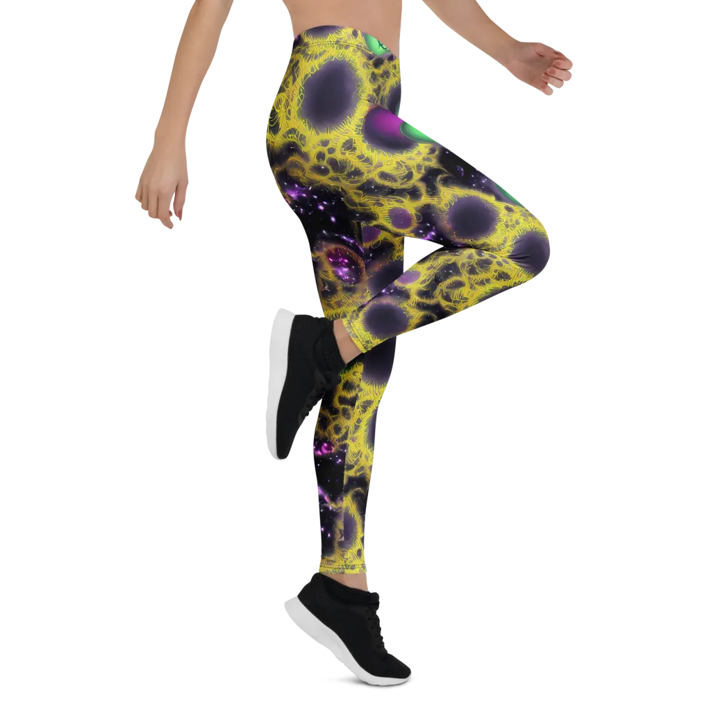 Galactic Grotto on Leggings — Right