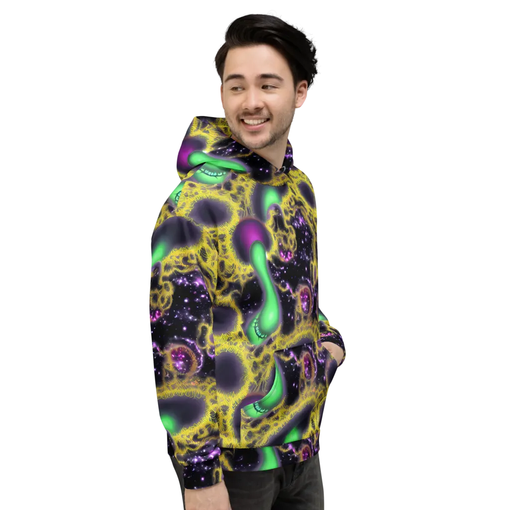 Galactic Grotto on Hoodie — Right