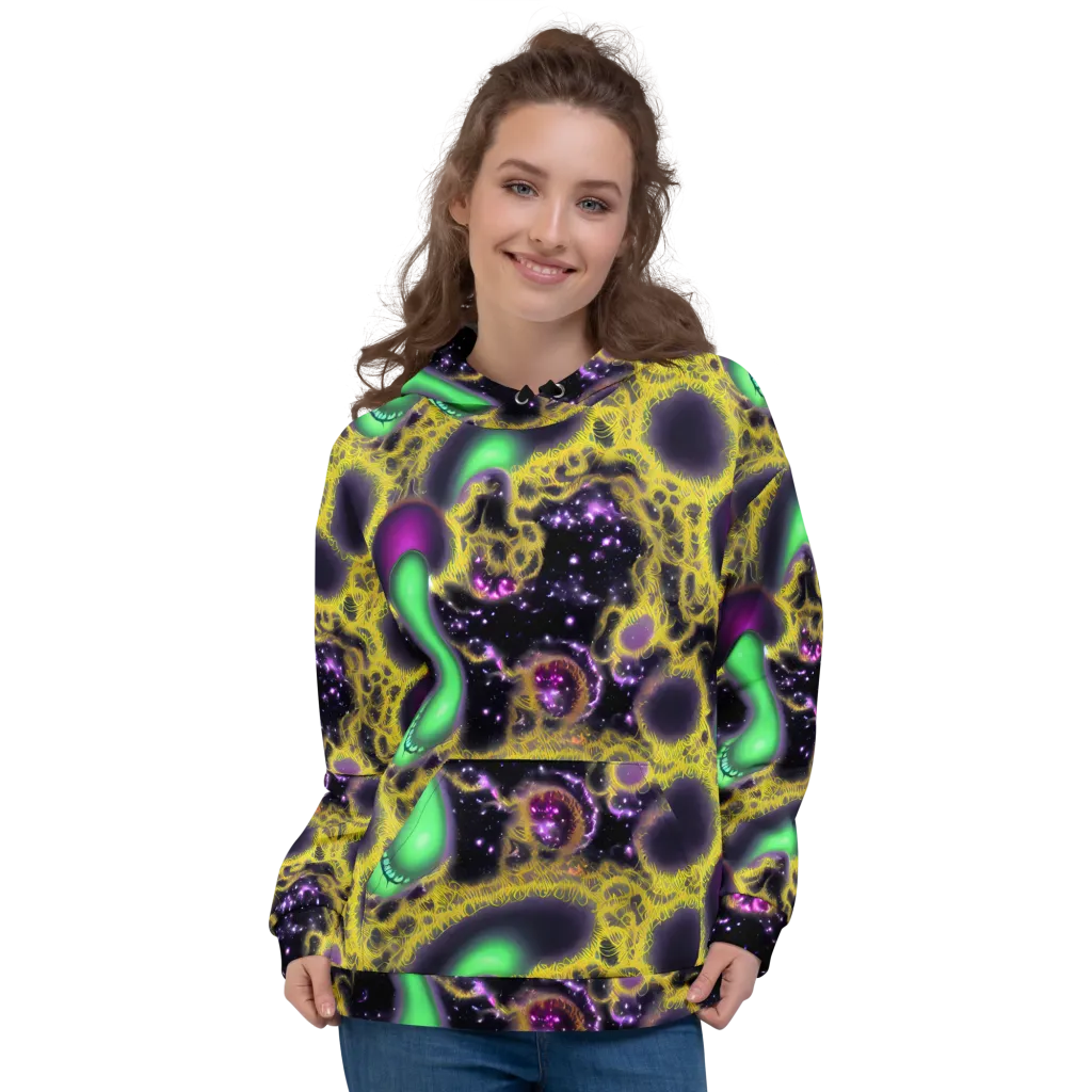 Galactic Grotto on Hoodie — Front