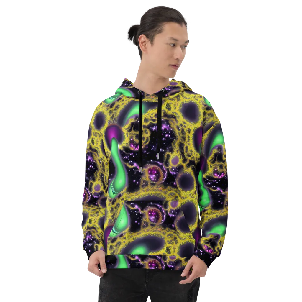 Galactic Grotto on Hoodie — Front