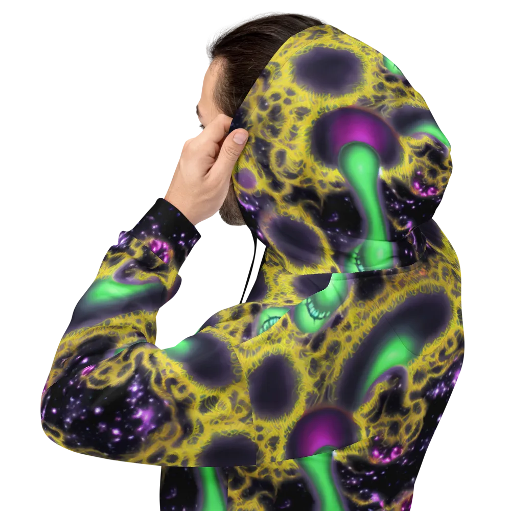 Galactic Grotto on Hoodie — Back