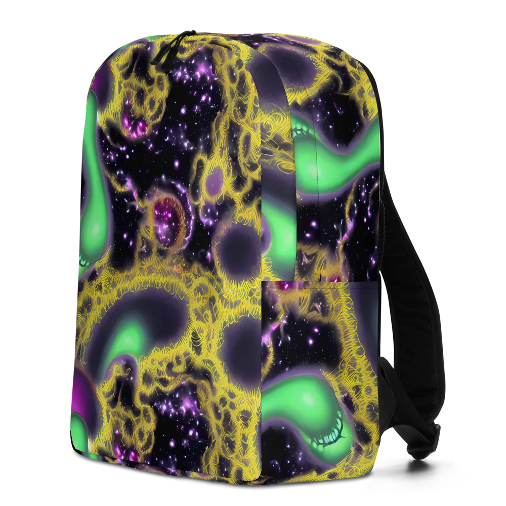 Galactic Grotto on Minimalist Backpack — Left