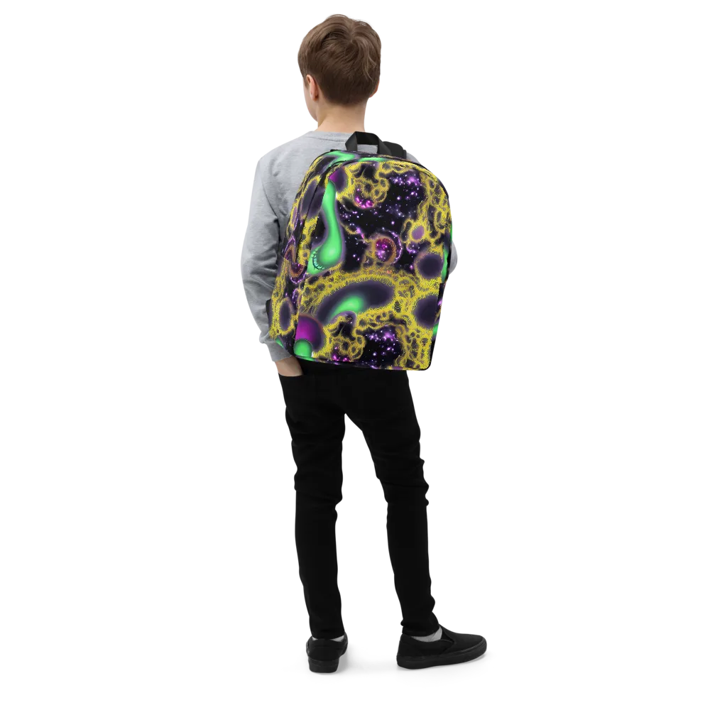 Galactic Grotto on Minimalist Backpack — Right Front