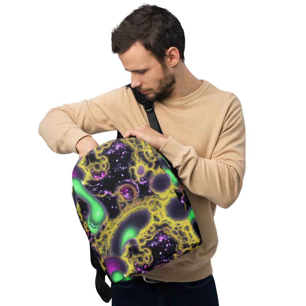 Galactic Grotto on Minimalist Backpack — Front