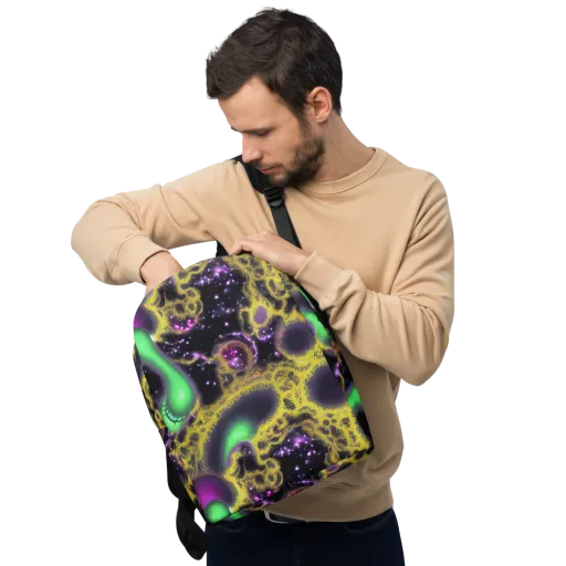 Galactic Grotto on a Minimalist Backpack