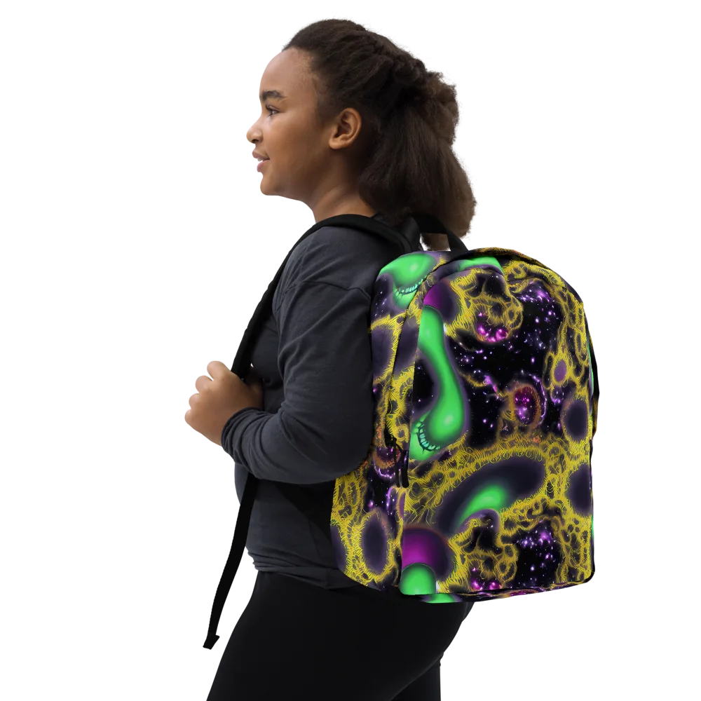 Galactic Grotto on Minimalist Backpack — Right Front