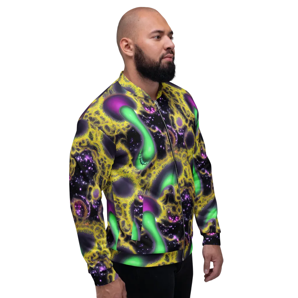 Galactic Grotto on Bomber Jacket — Right