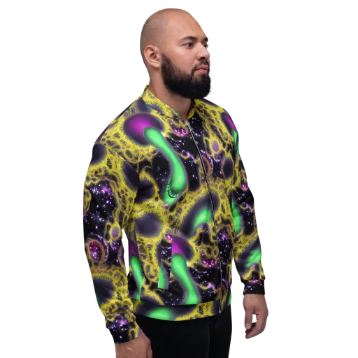 Galactic Grotto on a Bomber Jacket