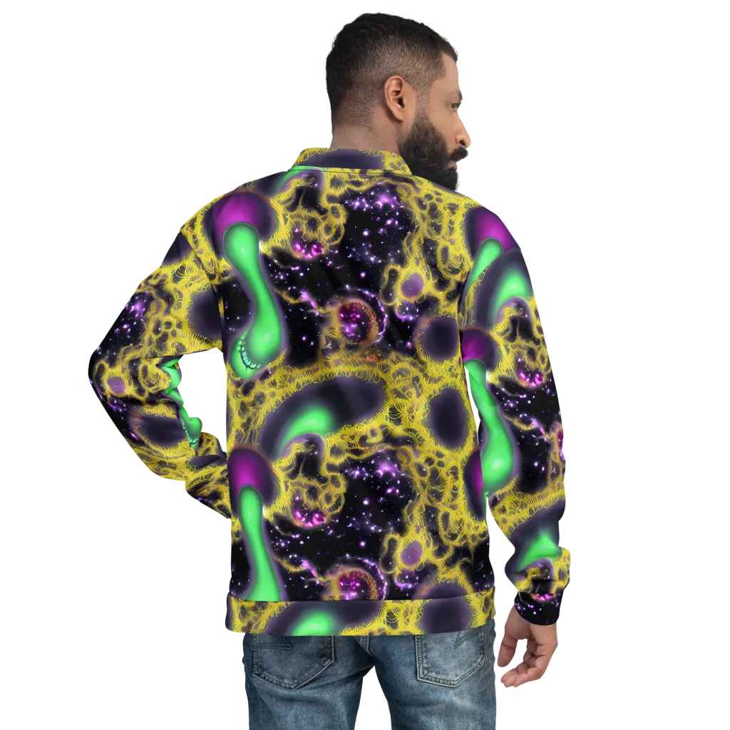 Galactic Grotto on Bomber Jacket — Back
