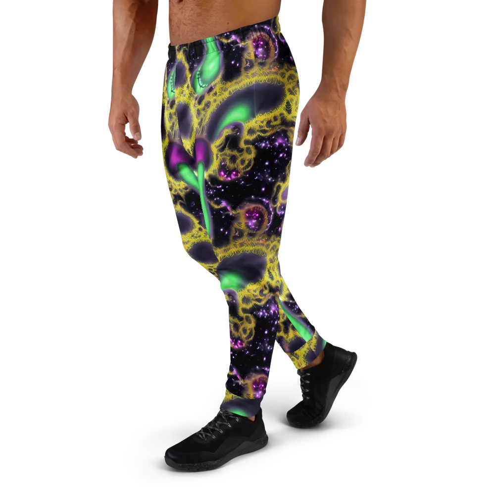 Galactic Grotto on Men's Joggers — Left