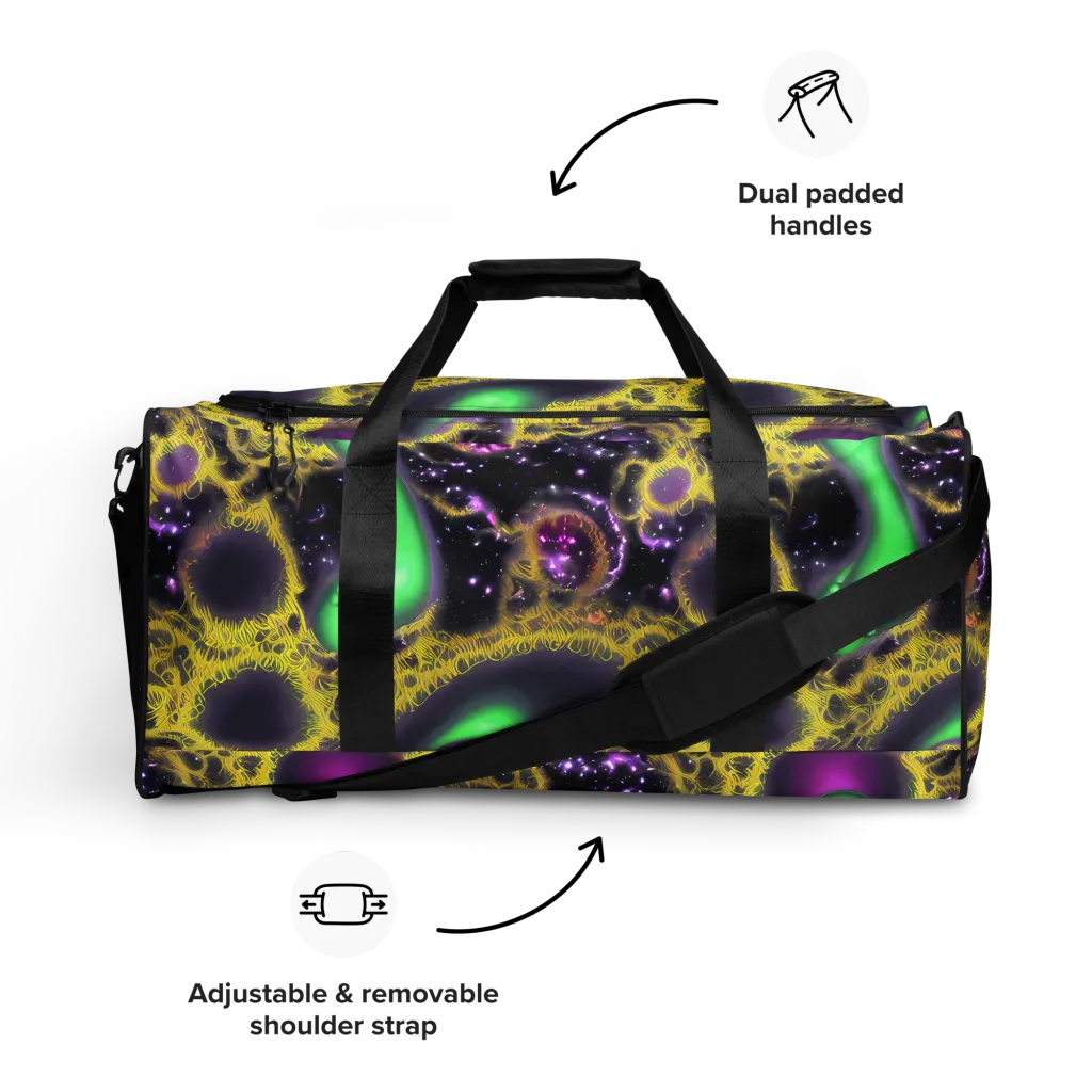 Galactic Grotto on Duffle Bag — Front