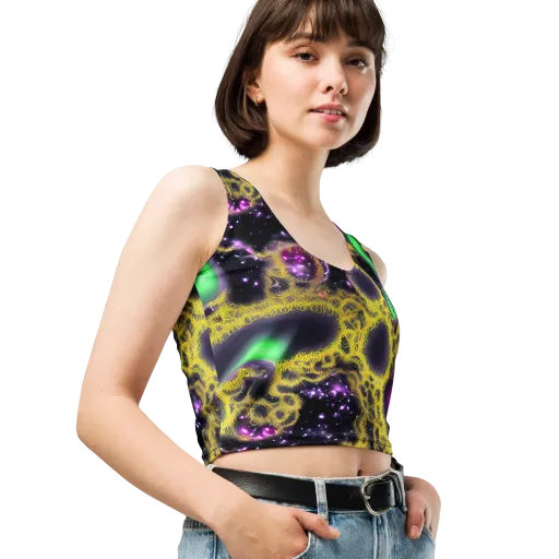 Galactic Grotto on a Crop Top