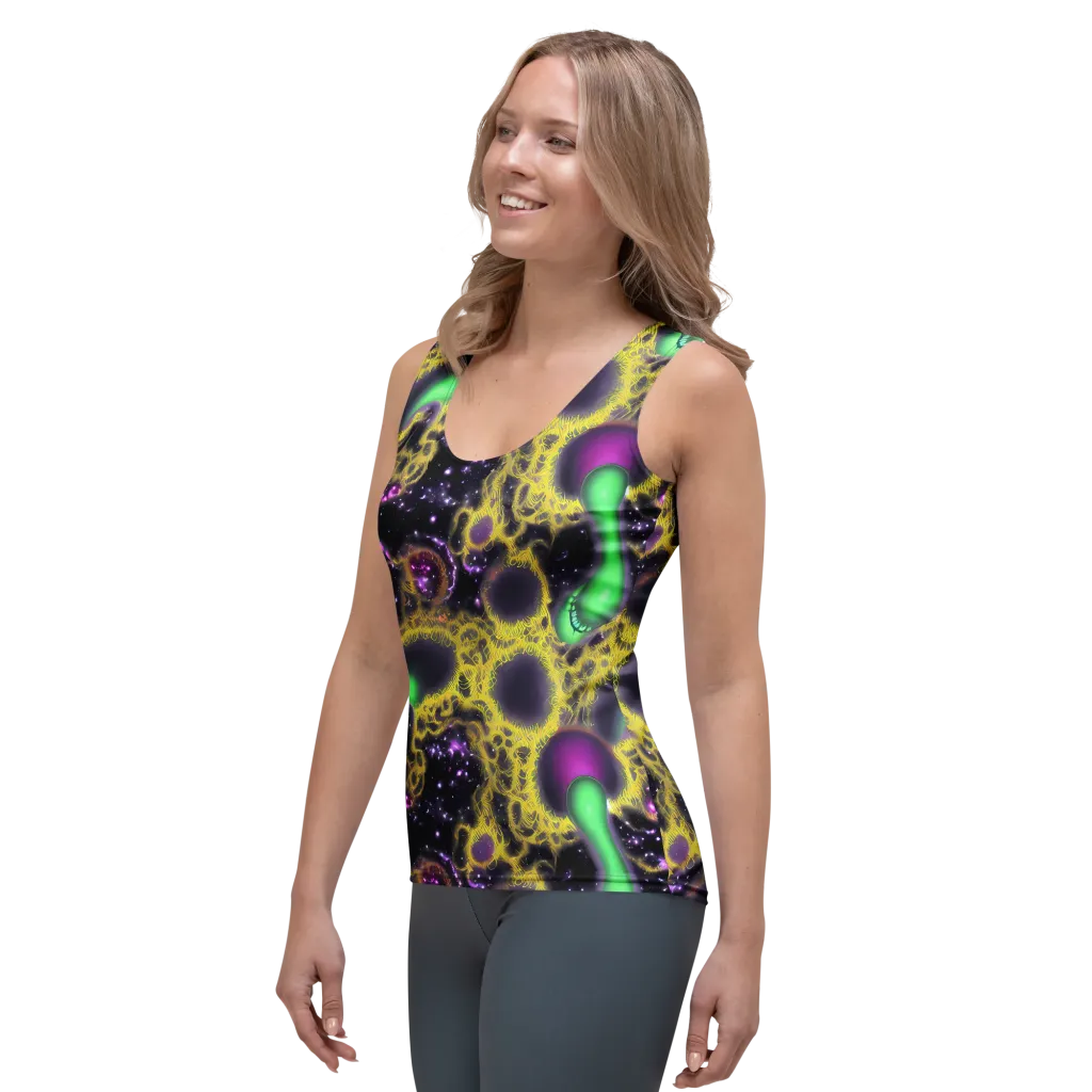 Galactic Grotto on Women's Tank Top — Left Front