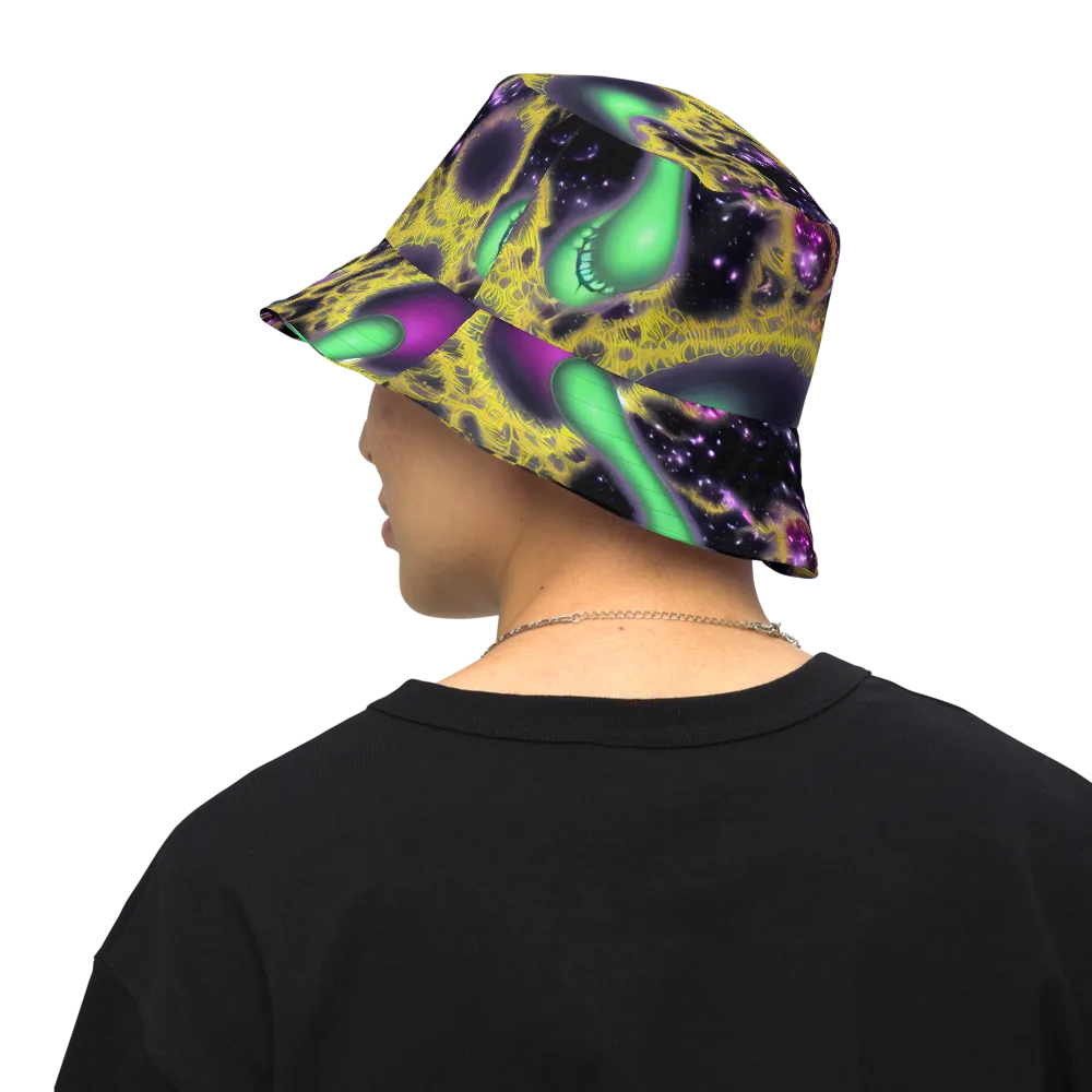 Galactic Grotto on Reversible Bucket Hat — Back Inside