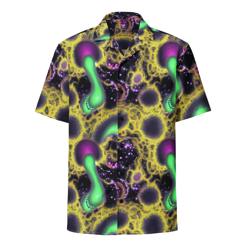 Galactic Grotto on Button Shirt — Front