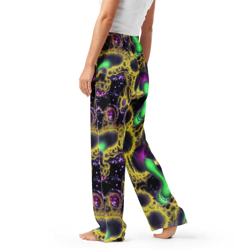 Galactic Grotto on Women's Pajama Pants — Left