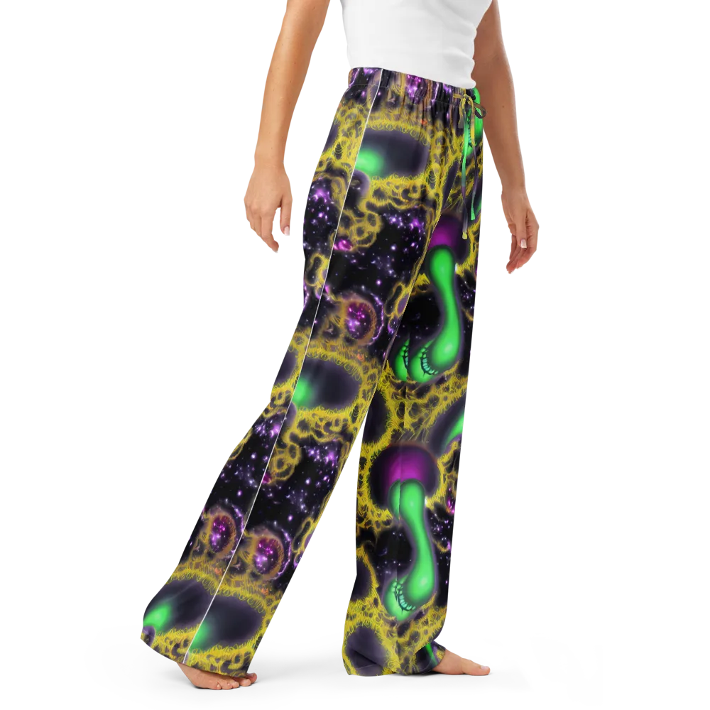 Galactic Grotto on Women's Pajama Pants — Right Front