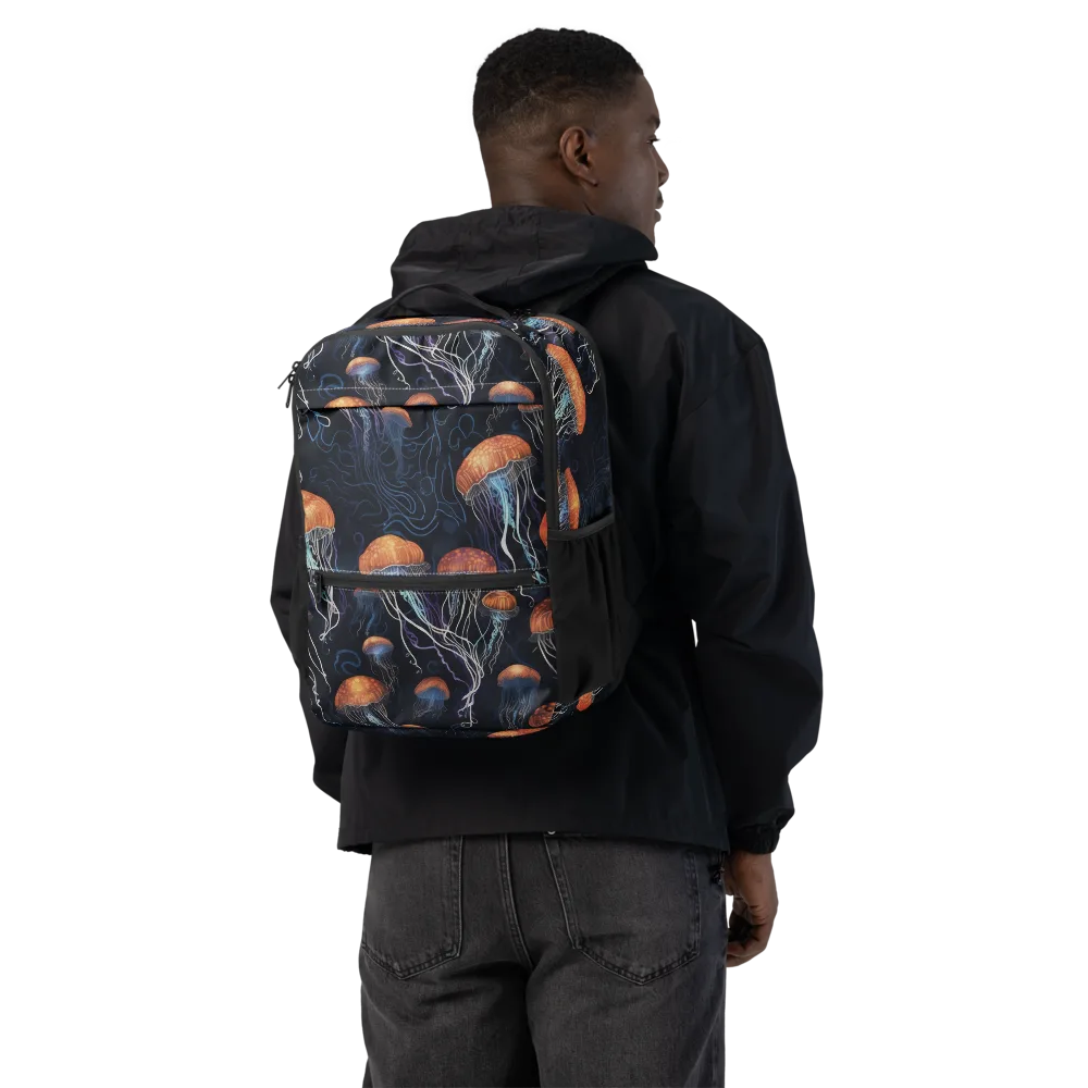 Abyssal Lanterns on Utility Backpack — Back