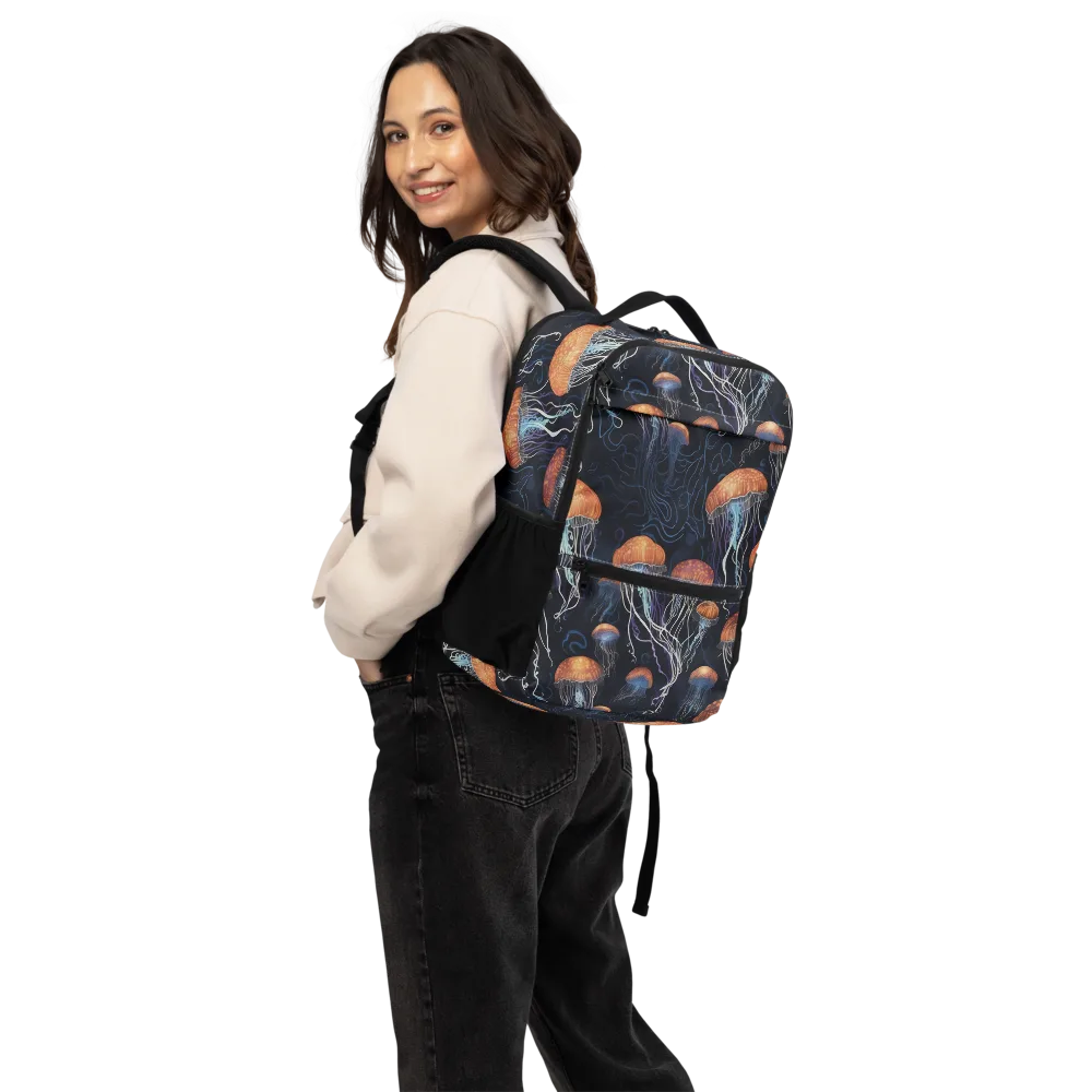 Abyssal Lanterns on Utility Backpack — Back