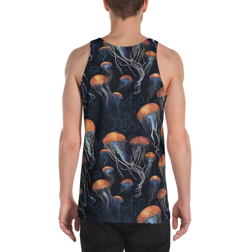 Abyssal Lanterns on Men's Tank Top — Back